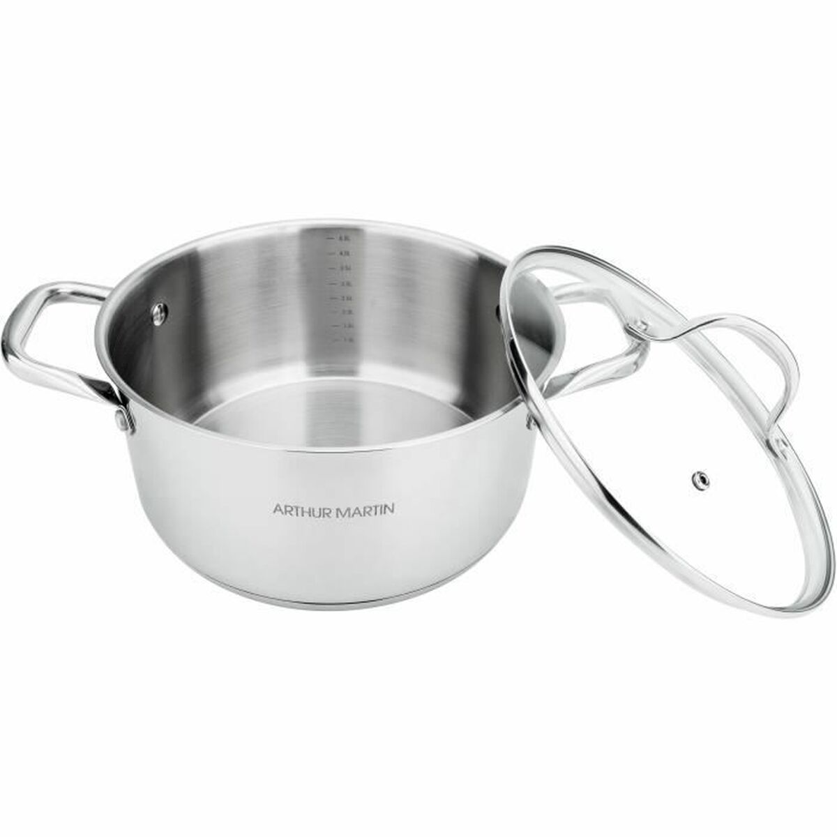 Pentola con Coperchio Arthur Martin AM2513 Ø 28 cm